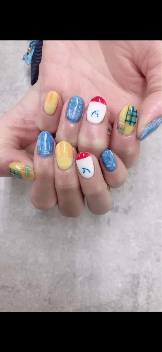 ネイル 春ネイル ハンドネイル ハンドケア FASTNAIL PLUS 新宿店のネイルデザイン