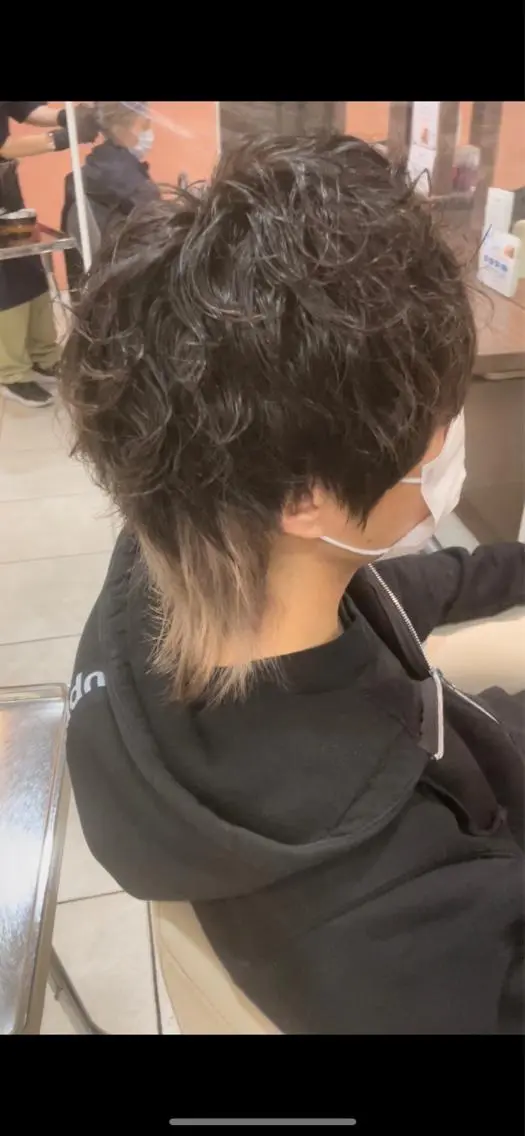 ショート カラー メンズ カット パーマ 大澤　裕貴 【メンズカット】のヘアスタイル