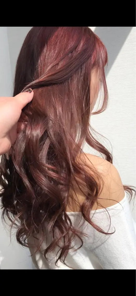 カラー 透明感カラー ダブルカラー soelle Hanaのヘアスタイル