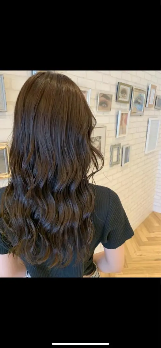 ロング 尾崎 優也のヘアスタイル