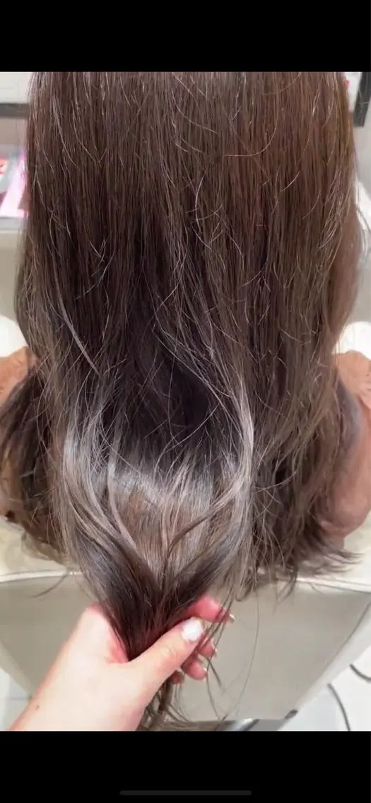 カラー 透明感カラー K-two谷町❄️ hinaのヘアスタイル