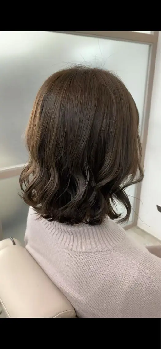 ミディアム 髪質改善×艶カラー 🌼Haru🌼のヘアスタイル