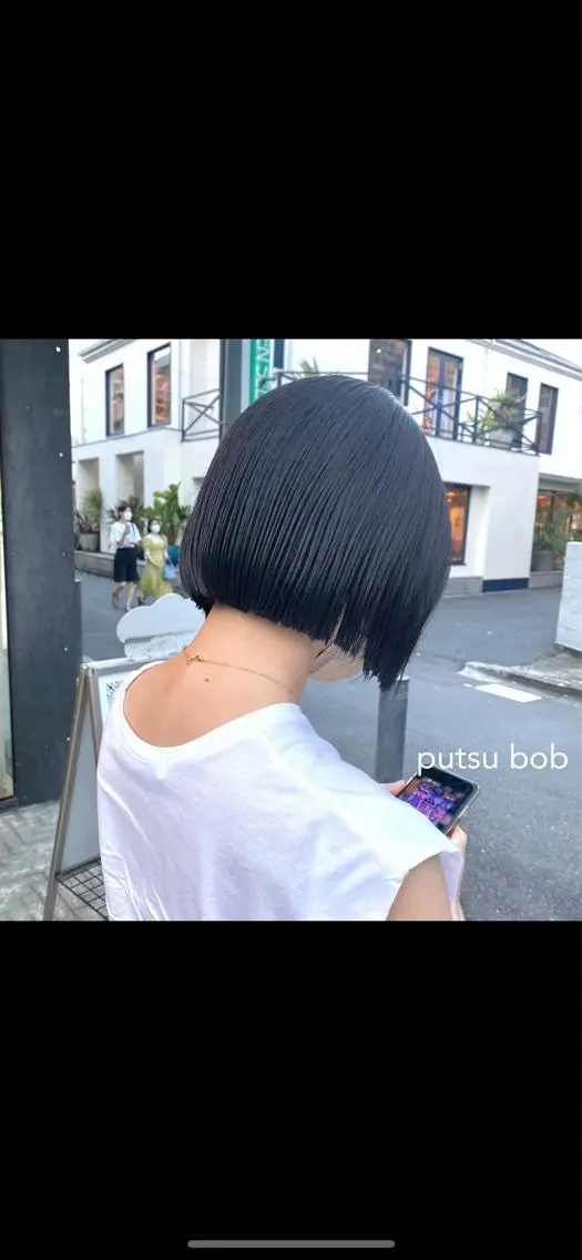 ショート カラー 切りっぱなしボブ ボブ カット トリートメント 似合わせレディース/ メンズ/あゆかのヘアスタイル