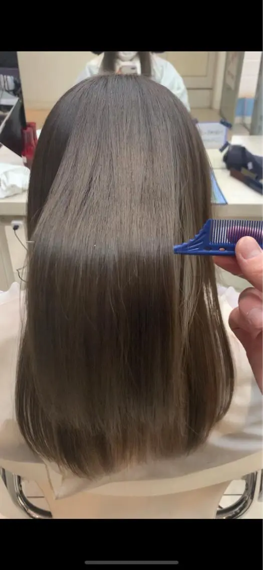 ロング 朝ラク縮毛矯正 kiryuのヘアスタイル
