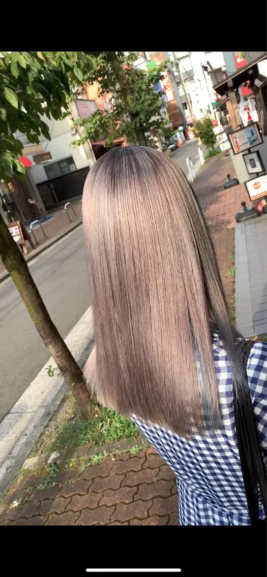カラー ブリーチ ブロンド ハイトーンカラー 石井辰功也 フリーランス美容師のヘアスタイル