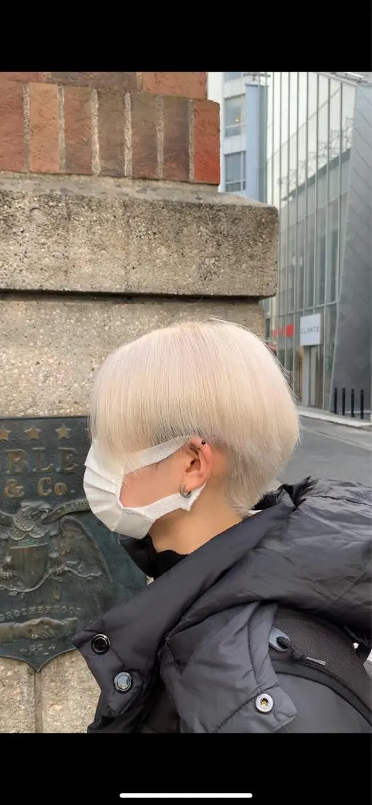 ショート カラー ブリーチ ケアブリーチ カット ヘアカラー トリートメント れい🫧 ハイトーン特化のヘアスタイル