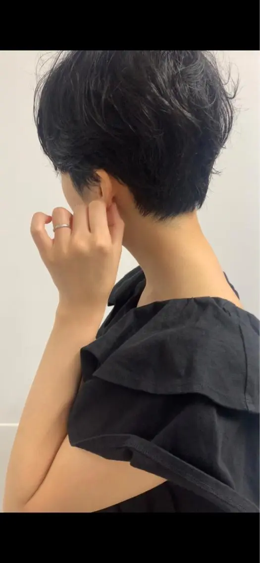 ショート ショートヘア カット トリートメント MAKI AKANEのヘアスタイル
