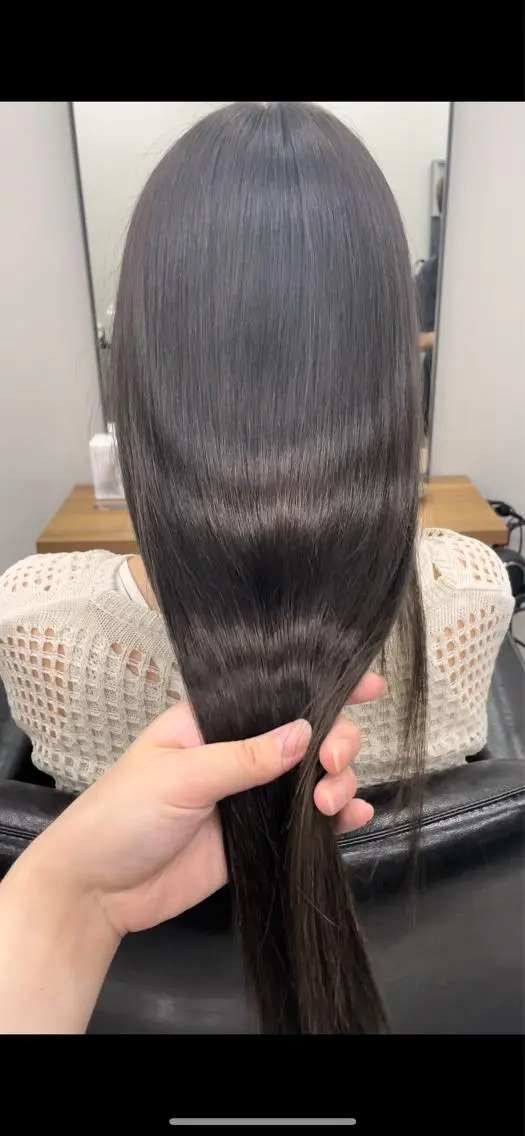 ロング 髪質改善 トリートメント 渡邊 彩花のヘアスタイル