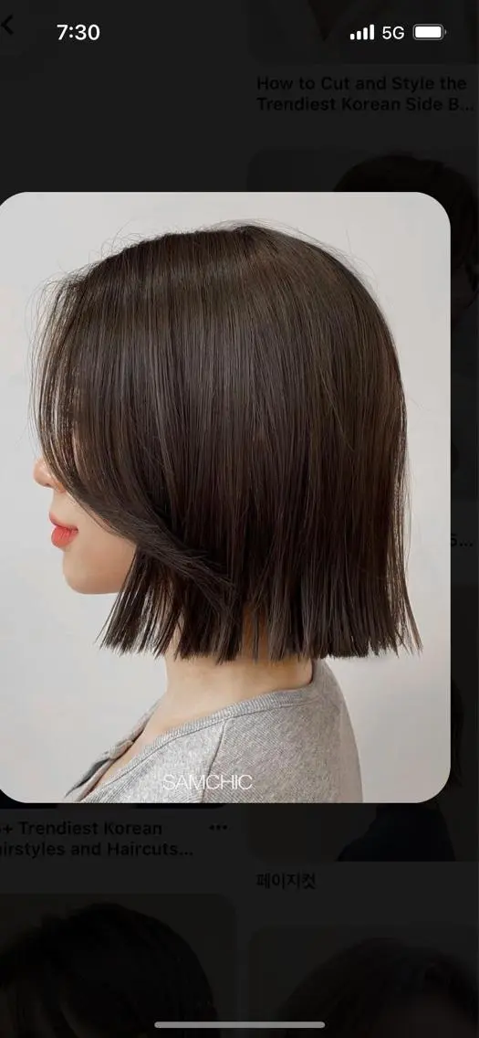 ショート 韓国好き🇰🇷 美容師MIKUのヘアスタイル