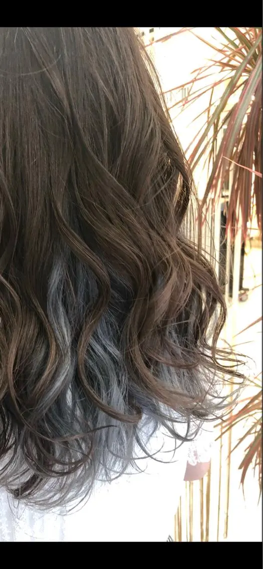 ロング カラー グレージュ カット ヘアカラー トリートメント 髪質改善/美髪矯 正ヤマモトハルキのヘアスタイル