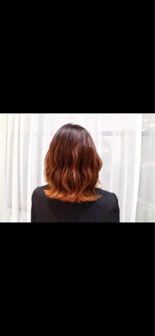 ミディアム カラー 大場 友稀のヘアスタイル