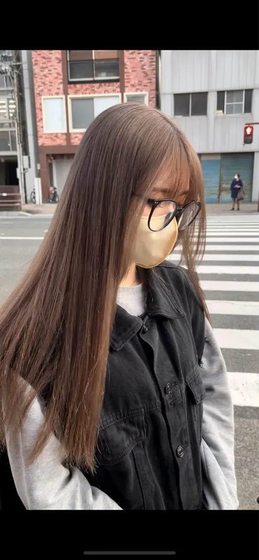 ロング カラー ヘアカラー トリートメント 🦖JIN HAIR DESIGN🦖のヘアスタイル