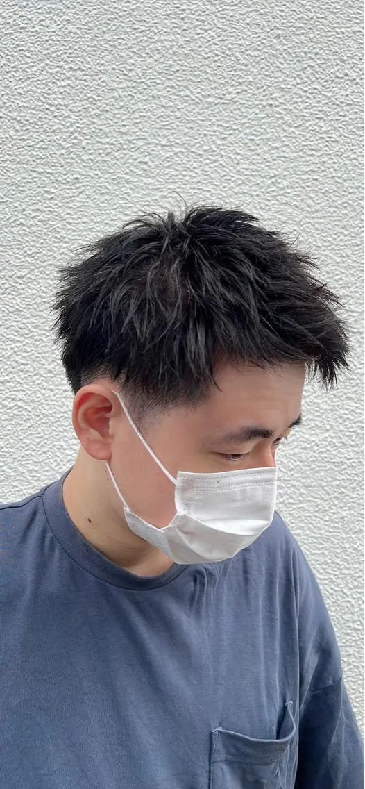 メンズ アップバング 🧸メンズ専門🧸 蛯名修人のヘアスタイル