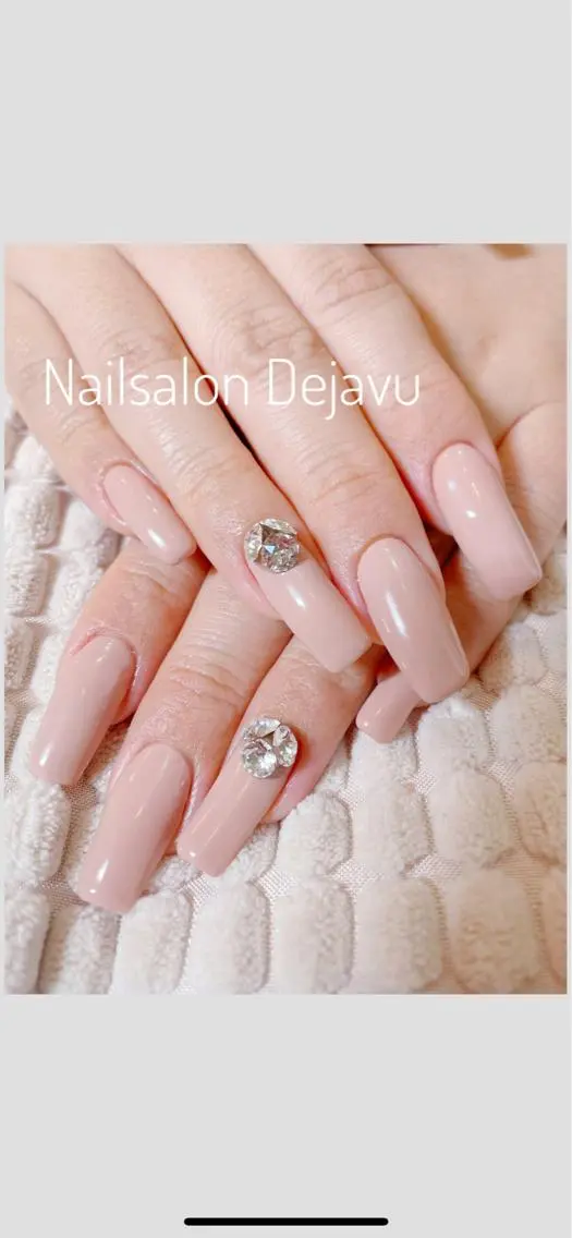 ネイル ストーンネイル ハンドネイル Nail salon Dejavu 🌿のネイルデザイン