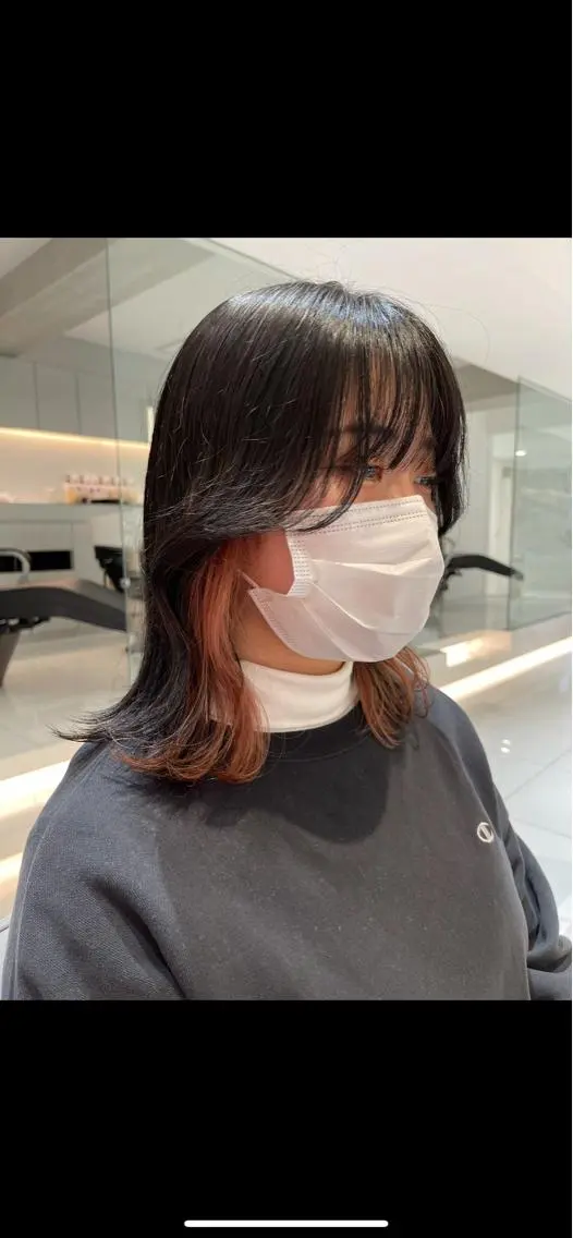 ミディアム カラー 竹尾 優斗のヘアスタイル
