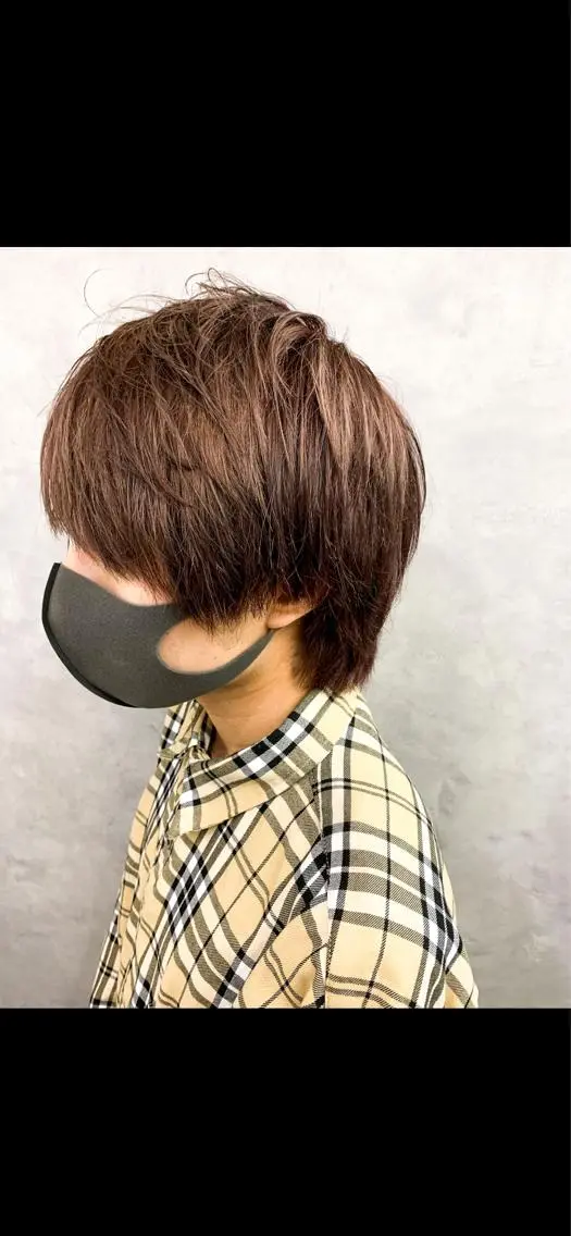 ショート カラー メンズ チバ ヒロトのヘアスタイル