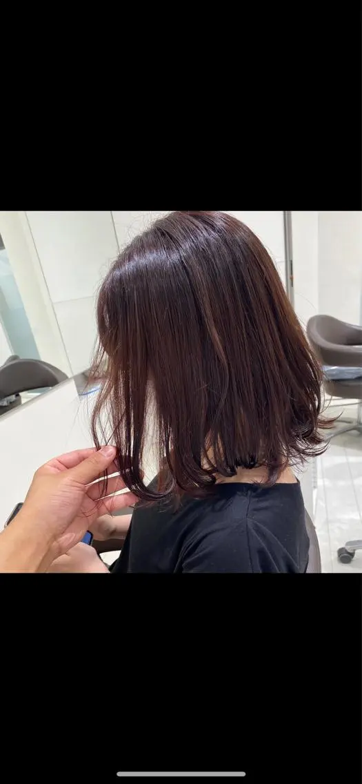 ミディアム 🦋山出莉花 /ぱつっとボブ🦋のヘアスタイル