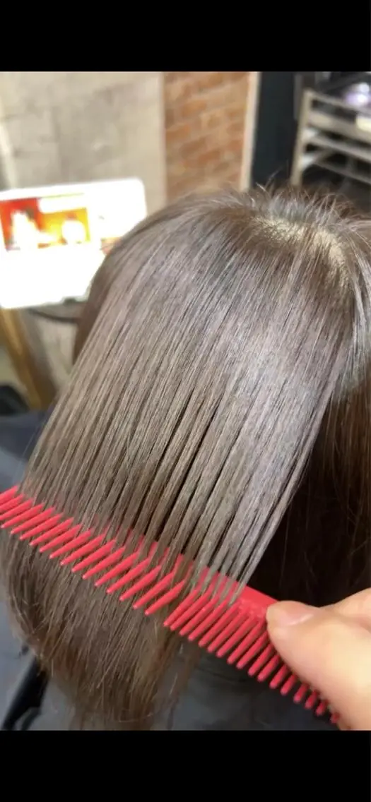 ショート 縮毛矯正 トリートメント 歌 音のヘアスタイル