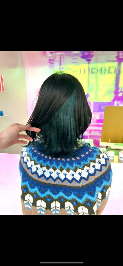 ミディアム カラー パーマ ヘアアレンジ メンズ キッズ ネイル マツエク・マツパ アイブロウ KANAMI 🌏のヘアスタイル