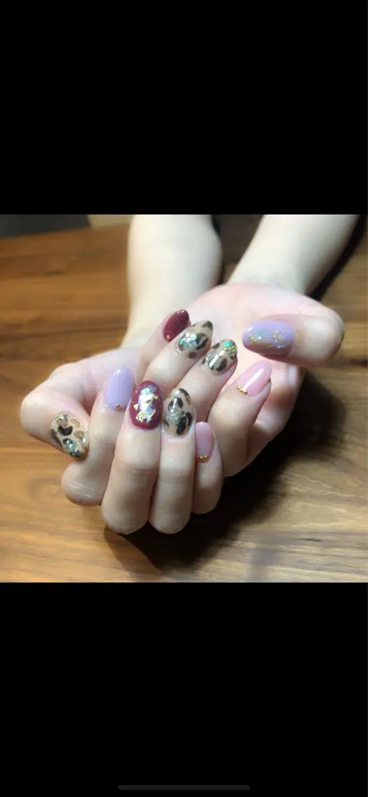 ネイル アニマル柄 アートネイル 持ち込み Re:NaiL (リネイル)のネイルデザイン