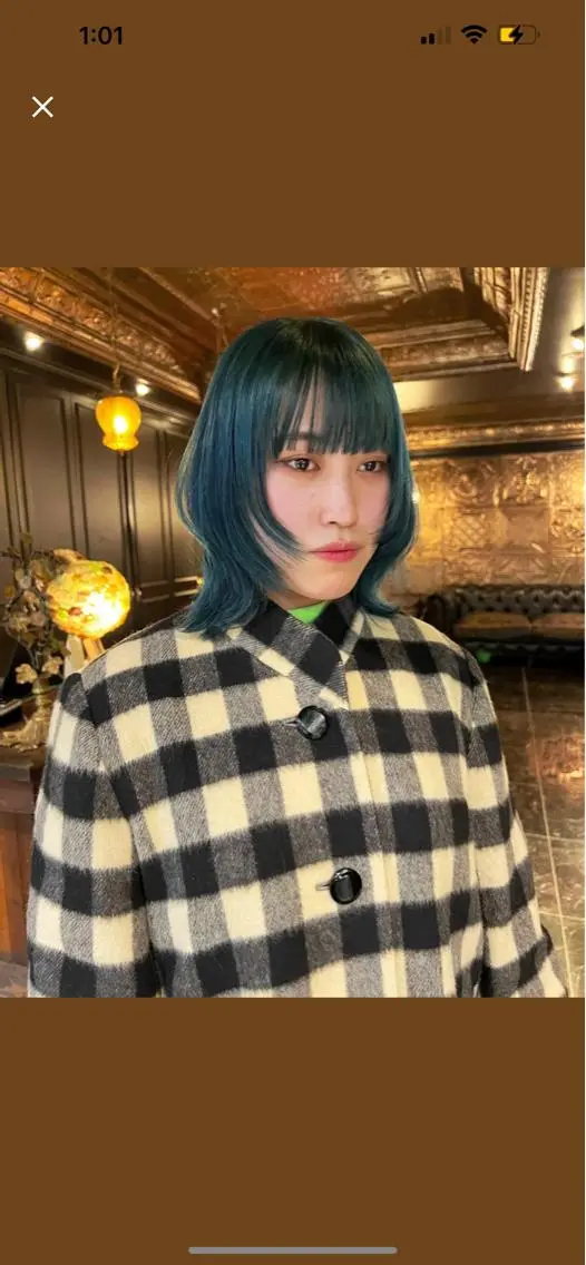 セミロング カラー 圧倒的デザイン力 店長🎨RENAのヘアスタイル