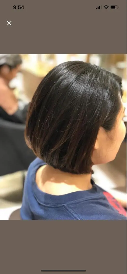 ミディアム ボブ カット トリートメント 髪質改善縮毛矯正 💎TOMOのヘアスタイル