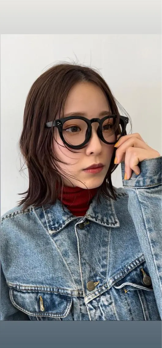 ミディアム カット ヘアカラー 鷲嶺 風太朗のヘアスタイル