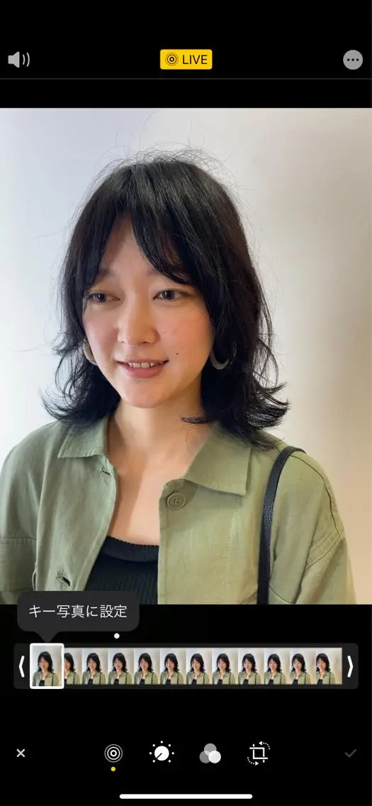 ミディアム 田中 あやなのヘアスタイル