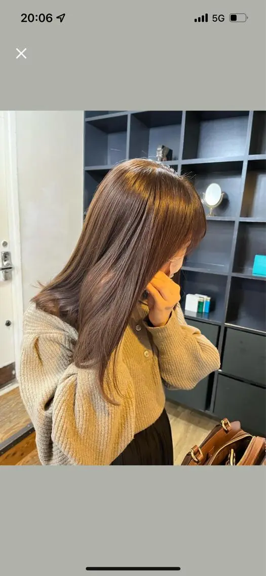 ミディアム カット ヘアカラー トリートメント 髪質改善/艶カラー MISATOのヘアスタイル