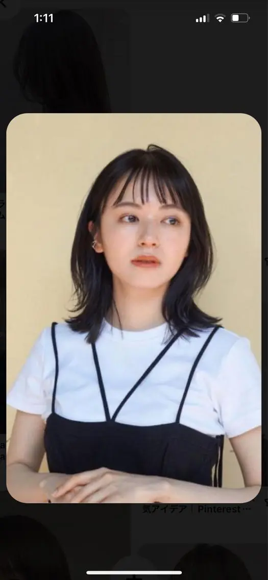 ミディアム 韓国好き🇰🇷 美容師MIKUのヘアスタイル