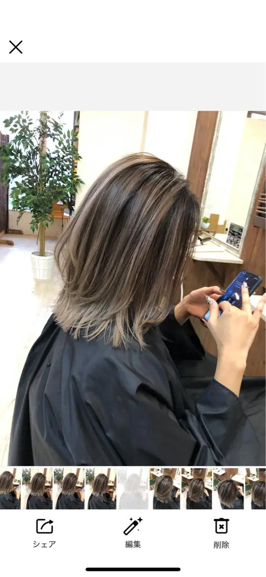 ミディアム レイヤーカット カット ヘアカラー 韓国レイヤー外国人風 透明感カラー髪質改善のヘアスタイル
