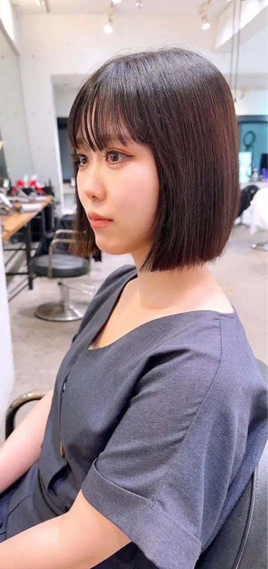 ミディアム ボブ 似合わせカット 大江 海斗のヘアスタイル