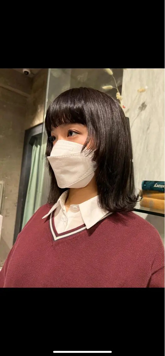 ミディアム パーマ くせ毛 松井美樹/似合わせ ガーリー・韓国のヘアスタイル