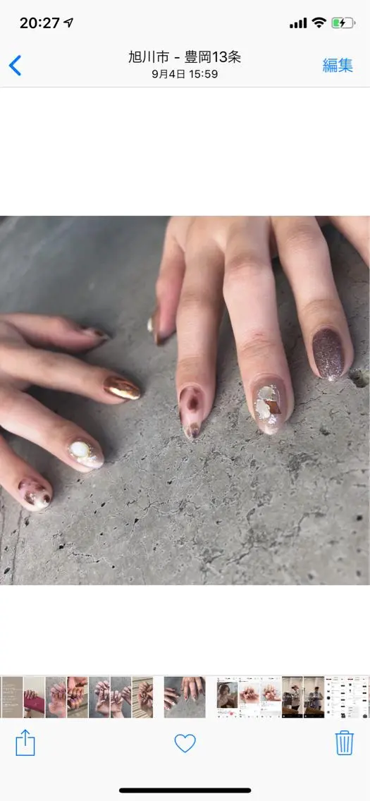 ネイル ニュアンスネイル nail salon granveilのネイルデザイン
