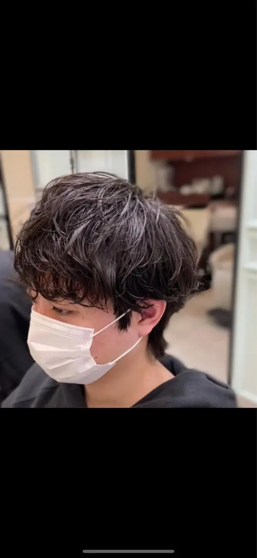 パーマ メンズ メンズパーマ メンズ縮毛矯正 ♠️店長下平隼人のヘアスタイル