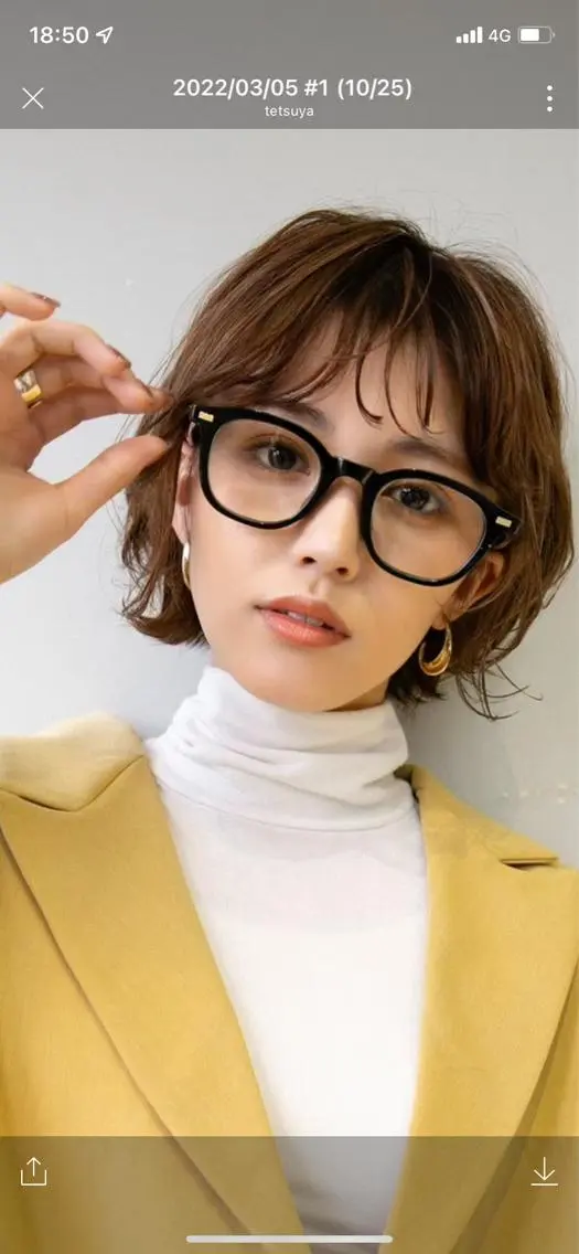 ショート カラー 渋谷  中性ヘア あかりのヘアスタイル