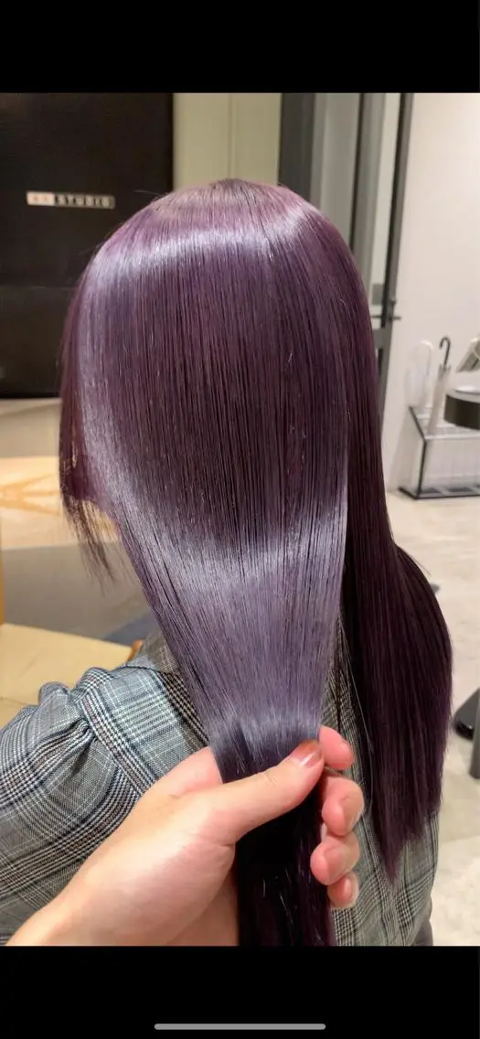 ロング カラー れい🫧 ハイトーン特化のヘアスタイル