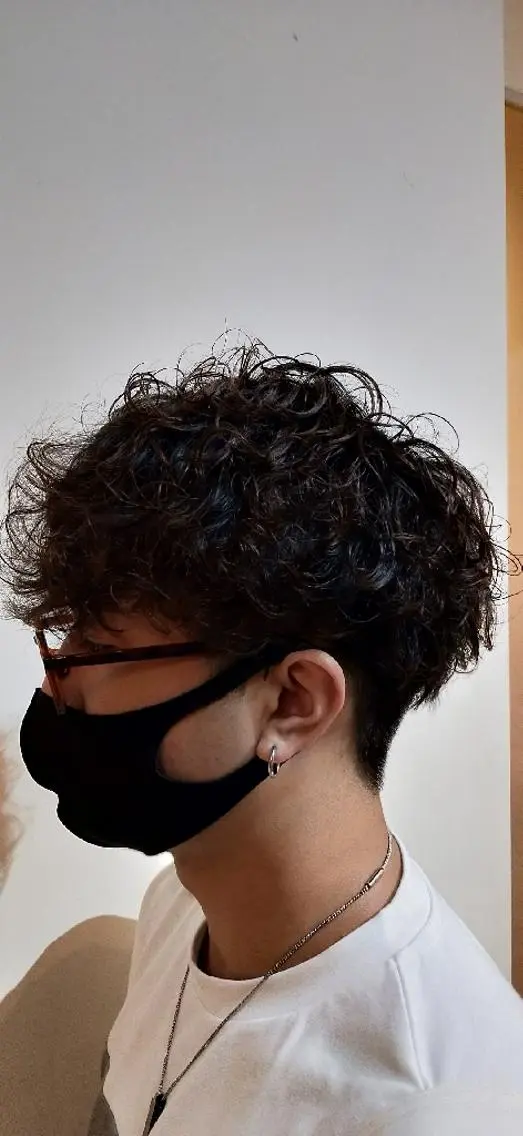 パーマ メンズ メンズパーマ 安藤 浩樹のヘアスタイル