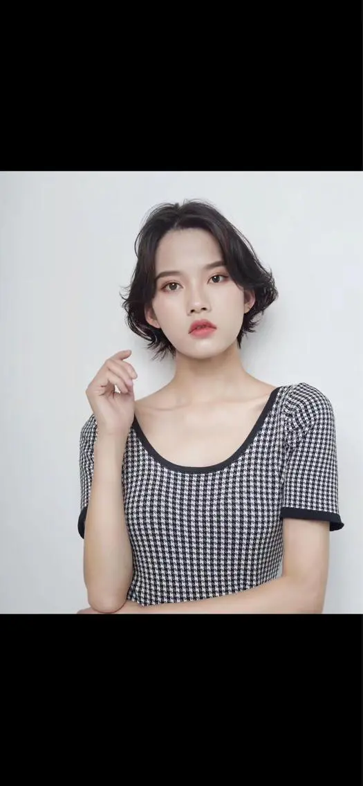ミディアム カット パーマ 🌈ハク ユヒのヘアスタイル