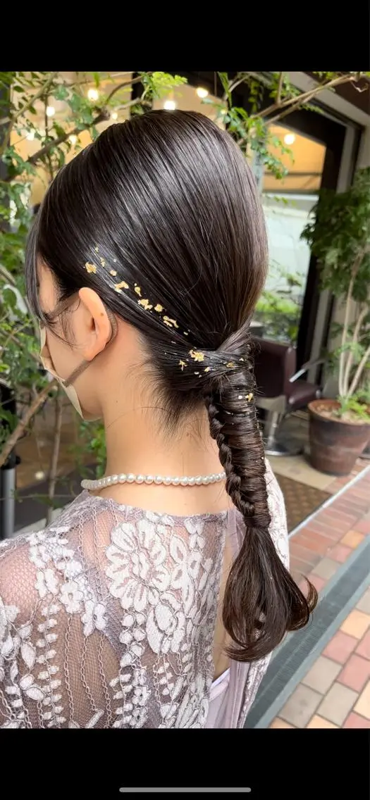 セミロング 早稲田 千尋のヘアスタイル