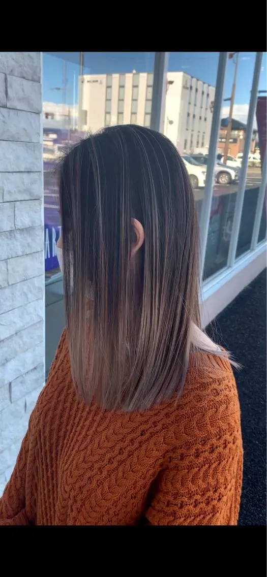セミロング カラー EARTH石巻店 尾形  裕のヘアスタイル