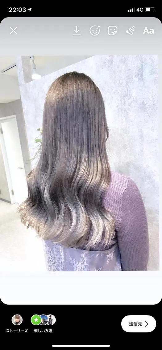 ロング カット ヘアカラー トリートメント ヘッドスパ ヘアセット トレンドHair🖤 keita🇰🇷のヘアスタイル