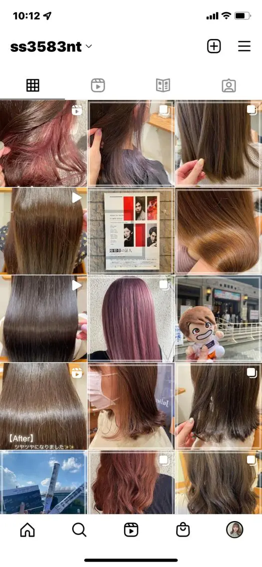 猪股 華乃のヘアスタイル