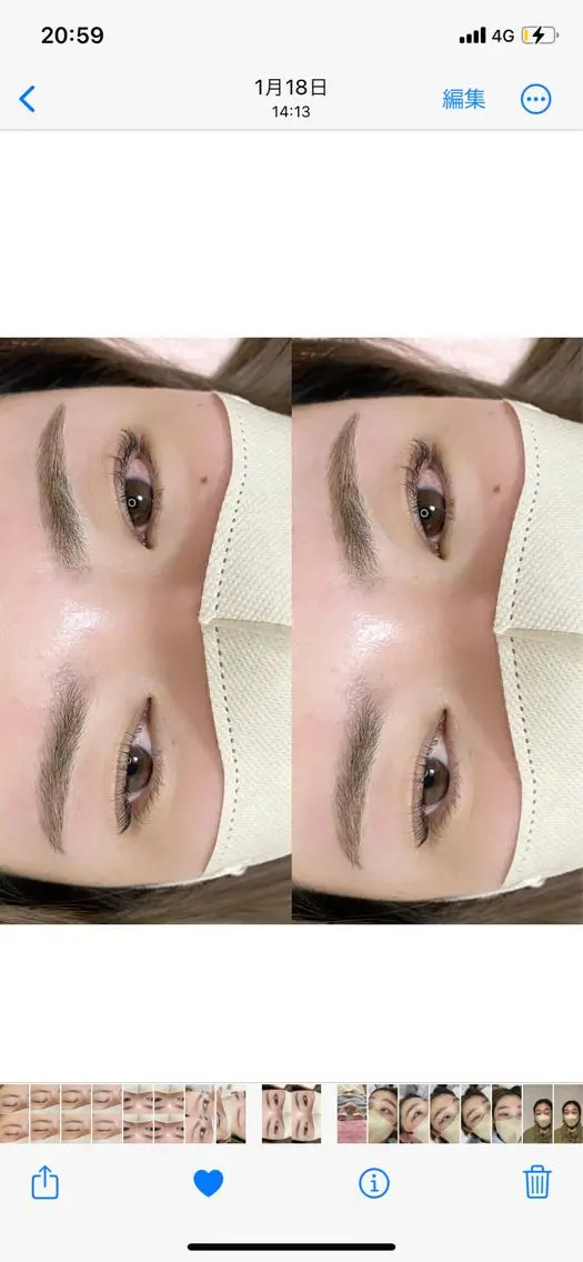 アイブロウ 脱毛 eyelash li a kuba🌙のマツエク・マツパデザイン