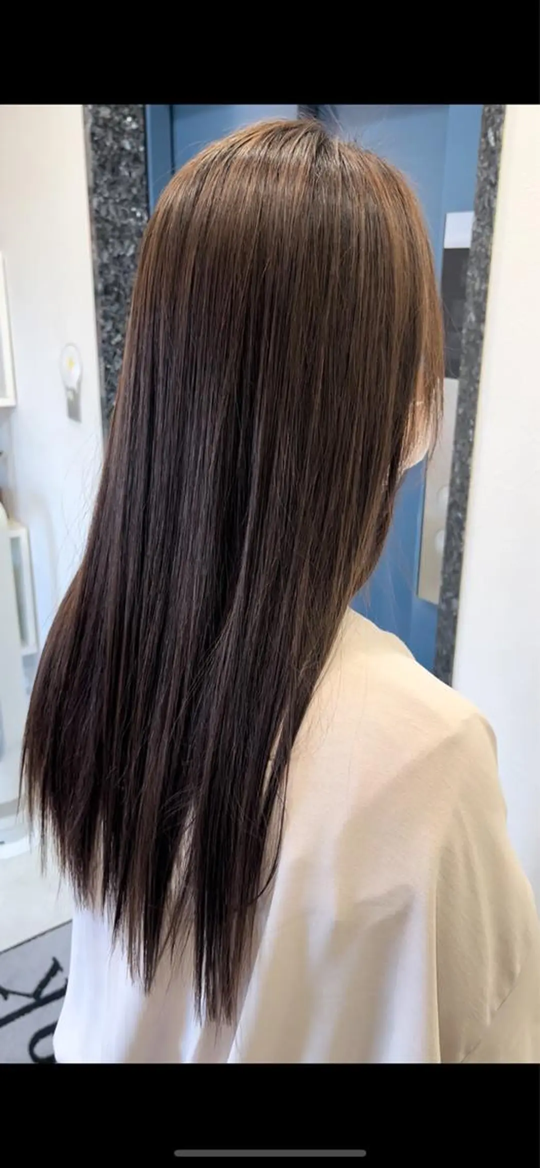 ロング カット 縮毛矯正 山森 大地のヘアスタイル