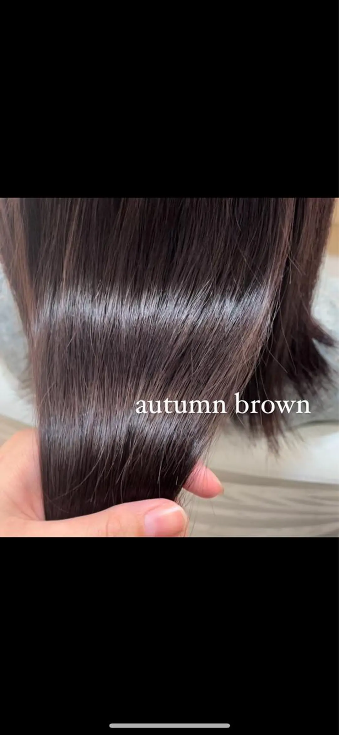 ミディアム カラー BiBi  藪 菜月のヘアスタイル