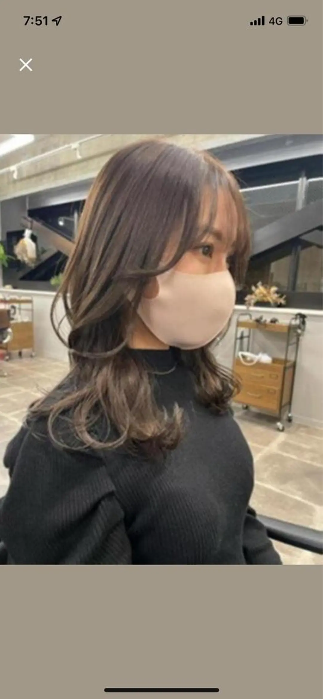 ロング カラー カノエ 松江学園店のヘアスタイル