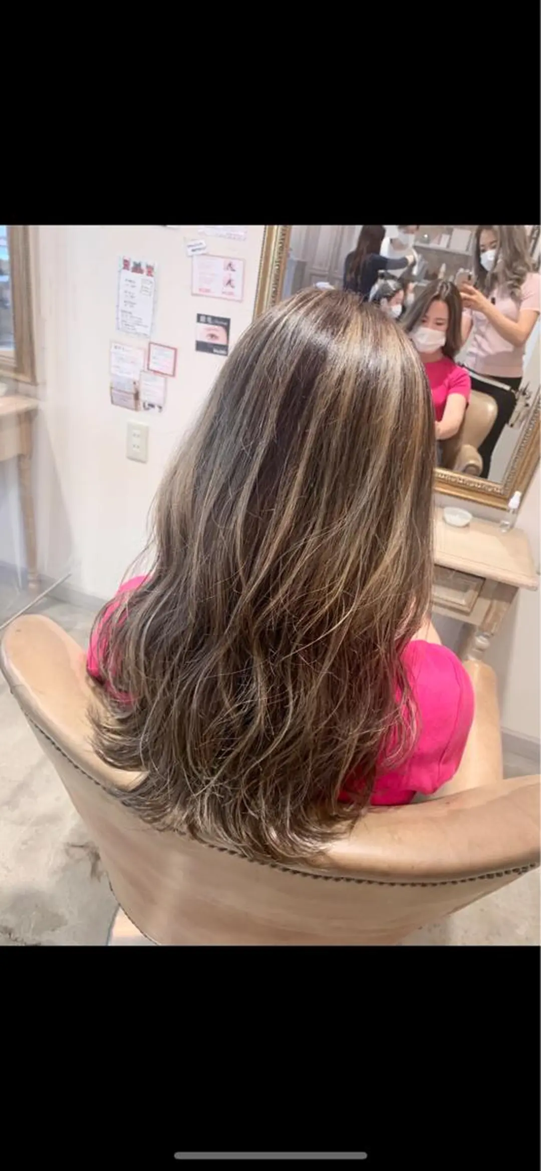 セミロング カラー パーマ ヘアアレンジ メンズ キッズ ネイル マツエク・マツパ カット ヘアカラー トリートメント 韓国♡ハイライト ♡YURIのヘアスタイル