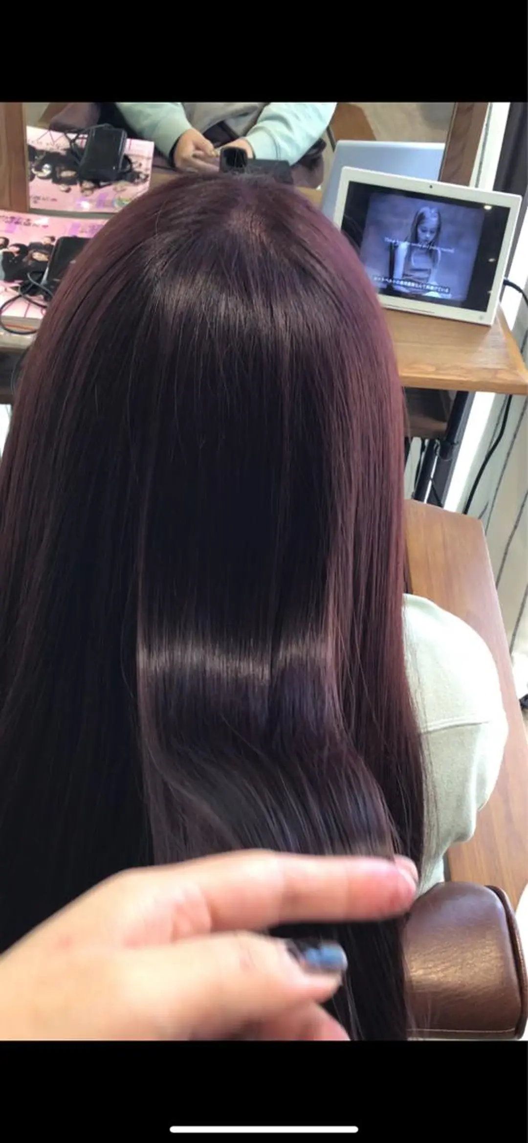 ロング トリートメント カット ヘアカラー トリートメント やまぐち まりんのヘアスタイル