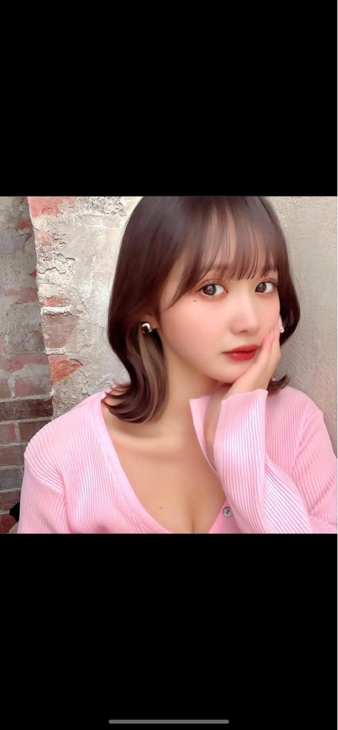 ミディアム カラー パーマ ヘアアレンジ イヤリングカラー イルミナカラー ボブ くびれヘア 顔周りカット 日本一の小顔カット/ ボブ/顔周り/韓国のヘアスタイル